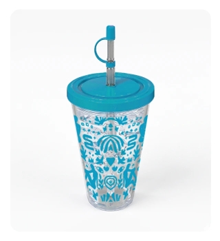 Vaso 24oz - acrilico con tapa