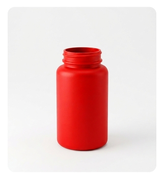 Envase PEAD 240 ml - 8 oz | Sin tapa - 58mm