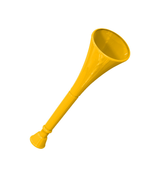 MUSICAL VUVUZELA MEDIANA - AMARILLA