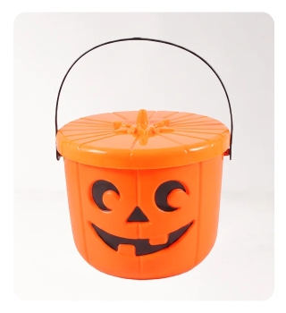 Calabaza No.3 grande con tapa - naranja
