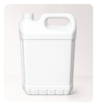 Envase Cuadrado 133 Onz / 4 litros PEAD - Tapa Lisa