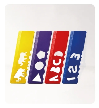 Regla Figuras - 11 Cm