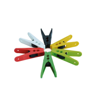 GANCHO DE ROPA - ARGOLLA PLASTICO X 12