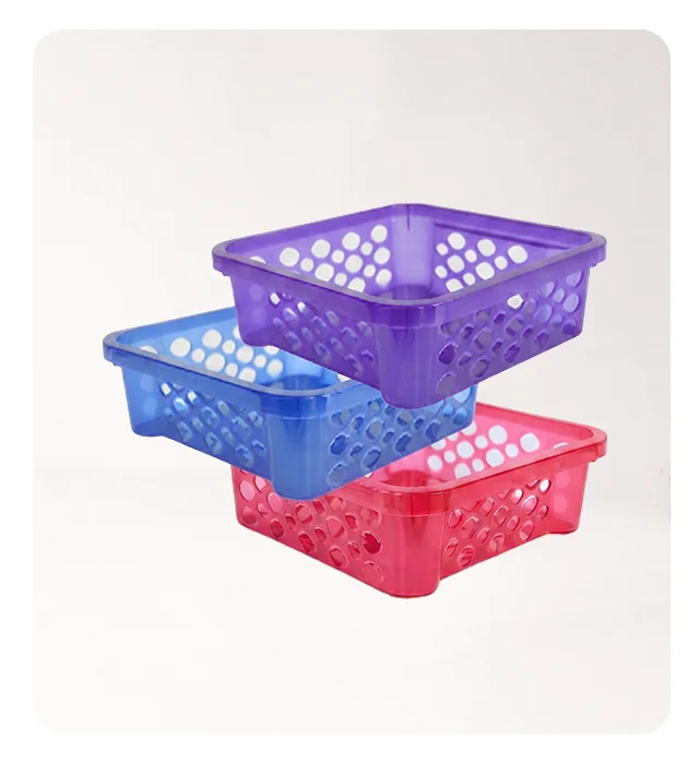 Cesta cuadrada apilable