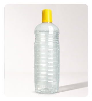 Envase Acanalado 1000 ml PET Con Tapa Conica