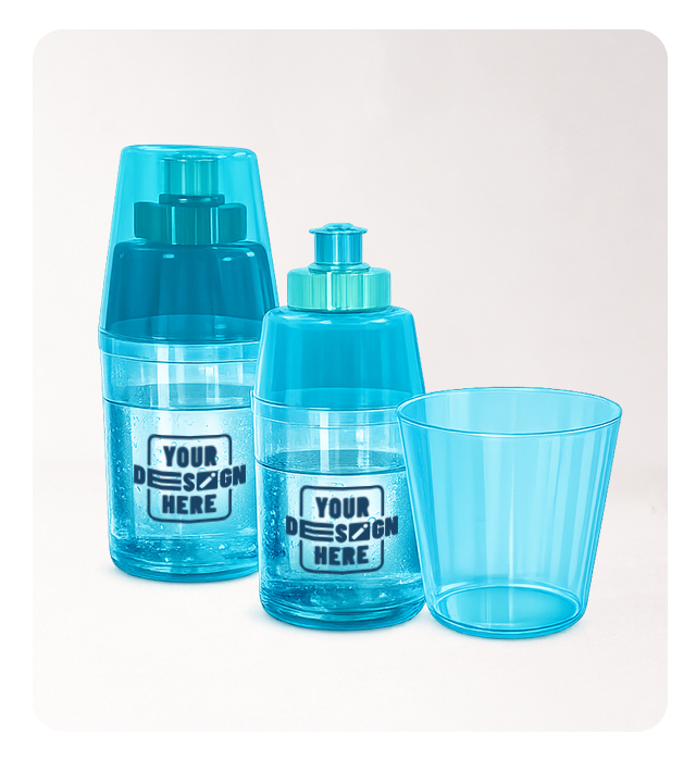 Botilito 18 Oz Con Vaso
