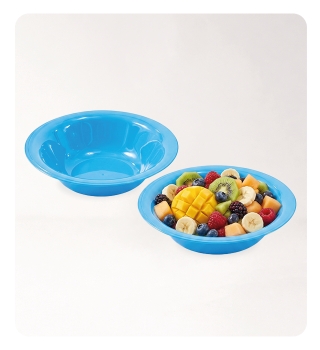 Plato redondo hondo - azul