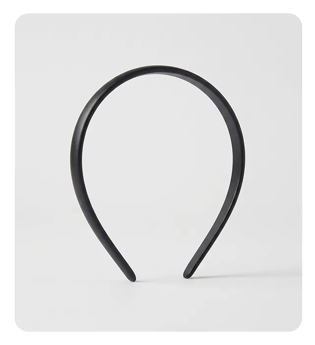 Diadema forrar 10mm - negro